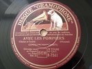 Comedian Harmonists Amusez-vous / Avec les pompiers 78 RPM Gramophone K-7341