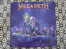 MEGADETH Rust In Peace LP 1990 ORIGINAL NEAR MINT INSERT TRASH METAL