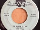 JIMMY PIPKIN & THE GALLAHADS - The Answer To Love - RARE CANADA SOUL 45 Donna