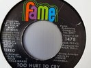 70's Soul 45   *  Candi Staton - Too Hurt To Cry   *  FAME  *  Ex