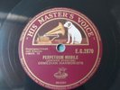 RAR COMEDIAN HARMONISTS Schellackplatte HMV,78,EG2870,Perpetuum Mobile/bl.Donau
