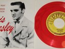 ELVIS PRESLEY on SUN RED VINYL MINT That's All Right USA 45 Picture sleeve