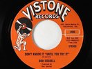 Funk Soul 45 - Bob Correll - Don't Knock It Until You Try - Vistone VG++ obscure