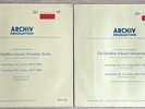BACH Overtures No.1-4 KARL RICHTER 1960 ED1 DGG ARCHIV RED STEREO 2LP Set MINT