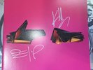 Run The Jewels 4 Clear Magenta Colored Vinyl Sleeve - Autographed Sleeve ONLY