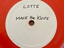 LOUIS ARMSTRONG LOTTE LENYA TURK MURPHY Mack the Knife 1955 ORANGE WAX 78 RARE