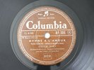 Edith Piaf Hymne à l'Amour 78RPM Columbia BF 306