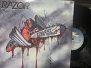 Razor ‎– Violent Restitution LP 1988 Steamhammer ‎– SPV 08-7569 VG+/VG+ Germany