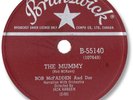 Super Rare 1959 BOB McFADDEN Rock’n Roll 78 RPM Record. The Mummy