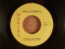 Challenger's Letting You Know/Blowin' In The Wind RARE Puerto Rico Garage, Psych