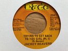 Jackey Beavers-Trying To Get Back To You Girl. 7” Single Modern Soul