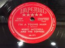 BOBBY MITCHELL & TOPPERS-IMPERIAL 5309-I'M A YOUNG MAN-NOLA DOO-WOP EXC FLEXI