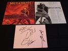 MEGADETH Peace Sells... But Who's Buying? LP 1986 Capitol ‎+ Band SIGNED Insert