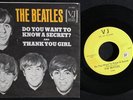 Beatles-Do You Want To Know A Secret-VJ-587-Picture Sleeve With Yellow Label 45