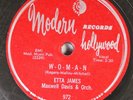 Hear  R&B 78 Etta James - W-O-M-A-N / That'S All On Modern