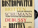 Rostropovich; Britten. Britten+Debussy (Cello sonatas). Decca SXL 2298 wb. NM(-)