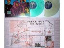 FRANK ZAPPA/MOTHERS Freak Out  USA Ltd 2LP GREEN+CLEAR wax gf ps +'Hot Spot'Map
