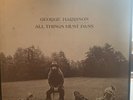 Very rare George Harrison All Things Must Pass LP w/Rare Rainbow labels & poster