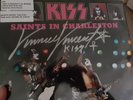 KISS 2 Lps BLUE Vinyl 'Saints in Charleston' SIGNED by Vinnie Vincent w/ Inserts
