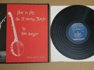 How To Play The 5-String Banjo By Pete Seeger 1954 Vinyl Record FOLKWAYS VG+/EX
