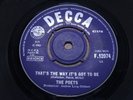 POETS   That's The Way It's Got To Be   NR MINT   DECCA F 12074   1965 UK
