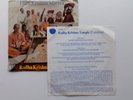 RADHA KRISHNA TEMPLE 1969 UK 45   HARE KRISHNA MANTRA   WITH INSERT  APPLE 15