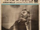 Junior Wells Hoodoo Man Blues Friendly Chap 1st Pressing Mono SIGNED Delmark 612