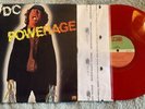 RED AC/DC POWERAGE Canada lp Bon Scott Angus Malcolm Young ACDC lp 12 metal rock