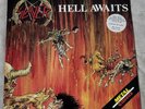 Slayer Double LP Hell Awaits 1988 UK Metal Blade Gatefold + Poster ZORRO8DM