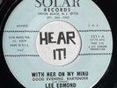 NY NJ Hillbilly Country Booze 45 LEE EDMOND With Her On My Mind Bartender SOLAR