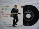Disque SP 45 Tours de Johnny Hallyday 