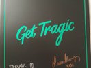 Blood Red Shoes - Get Tragic - LTD * SIGNED* Black & Green Vinyl LP + 7