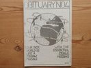 OBITUARY #4 UK 1982 ORIG ANARCHO PUNK FANZINE ICONS OF FILTH SINYX NAPALM DEATH