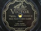 LUKE JORDAN 1927 rare prewar guitar blues 78 rpm record Pick Poor Robin Clean
