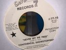 Continental Showstoppers Never Set Me Free / Not Too Young 45 Northern Soul Funk