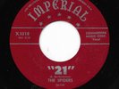 THE SPIDERS 45RPM '54 IMPERIAL 