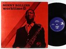 Sonny Rollins - Worktime LP - Prestige - PR 7246 Stereo VG++