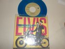 elvis presley 45 rpm record picture sleeve harder to find blue vinyl/very good