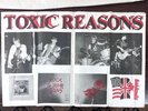 Vtg 1980s Toxic Reasons Kill By Remote Control 1984 Handmade Poster RARE Punk