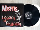 MISFITS Legacy Of Brutality 1986 US 2nd Pressing Translucent Vinyl No Barcode