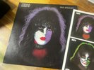 PAUL STANLEY+GENE SIMMONS SOLO KISS EARLY PRESS VINYL LPS VG+ POSTERS+POST  CARD