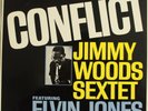 Jimmy Woods Sextet/Elvin Jones CONFLICT Australian CONTEMPORARY Records RARE LP