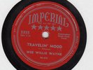 BLUES 78: WEE WILLIE WAYNE /TRAVELIN' MOOD/I REMEMBER/ Imperial 5355/ excellent