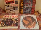 4 VINILI 33 GIRI GUNS N' ROSES appetite for destruction like a suicide GN'R LIES