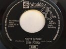 Deep Purple Never Before RARE LEBANESE Stateside EMI Lebanon Vinyl 45