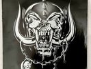 motorhead  - original UK RARE vinyl double record LP * SILVER & BLACK *SWASTIKA
