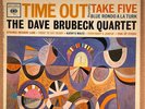 DAVE BRUBECK QUARTET - TIME OUT +TAKE FIVE, COLUMBIA CS 8192, 2 EYE STEREO, 1962