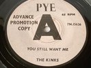 THE KINKS - Promo Demo - You Still Want Me - You Do Something ... - PYE  1964 UK