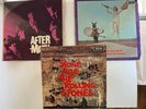 3 Rolling Stones lp records, Stone Age, Get yer ya ya's out, Aftermath
