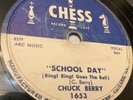 CHUCK BERRY on CHESS #1653 - SCHOOL DAY + DEEP FEELING 78 RPM ORIGINAL